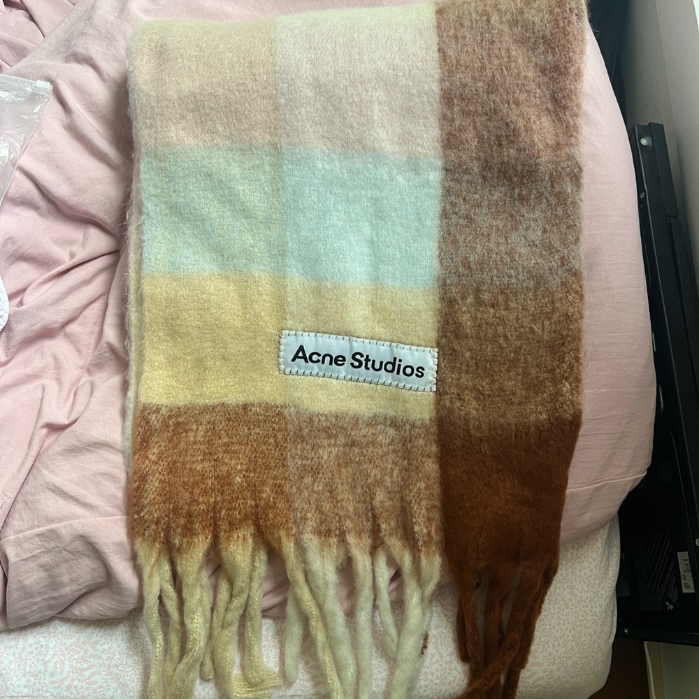 Acne Studios Multicolor Striped Scarf